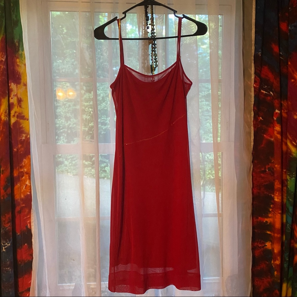 Sexy BCBG Red Cocktail Mini Dress